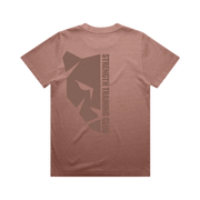 Faded Pink back flat lay