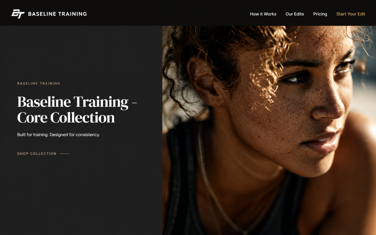 Baseline Training concept store